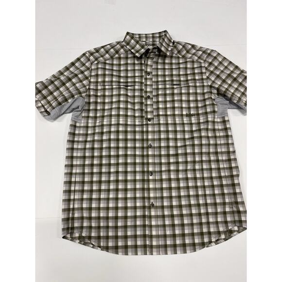 REI Other - REI Men’s Fishing Shirt Medium Short Sleeve Button Vented Mesh Cooling Outdoors